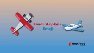 Small airplane emoji