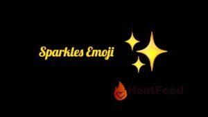 glittering sparkles emoji