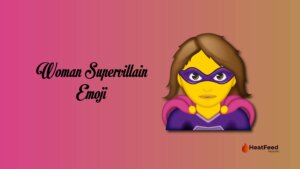 Woman Supervillain emoji