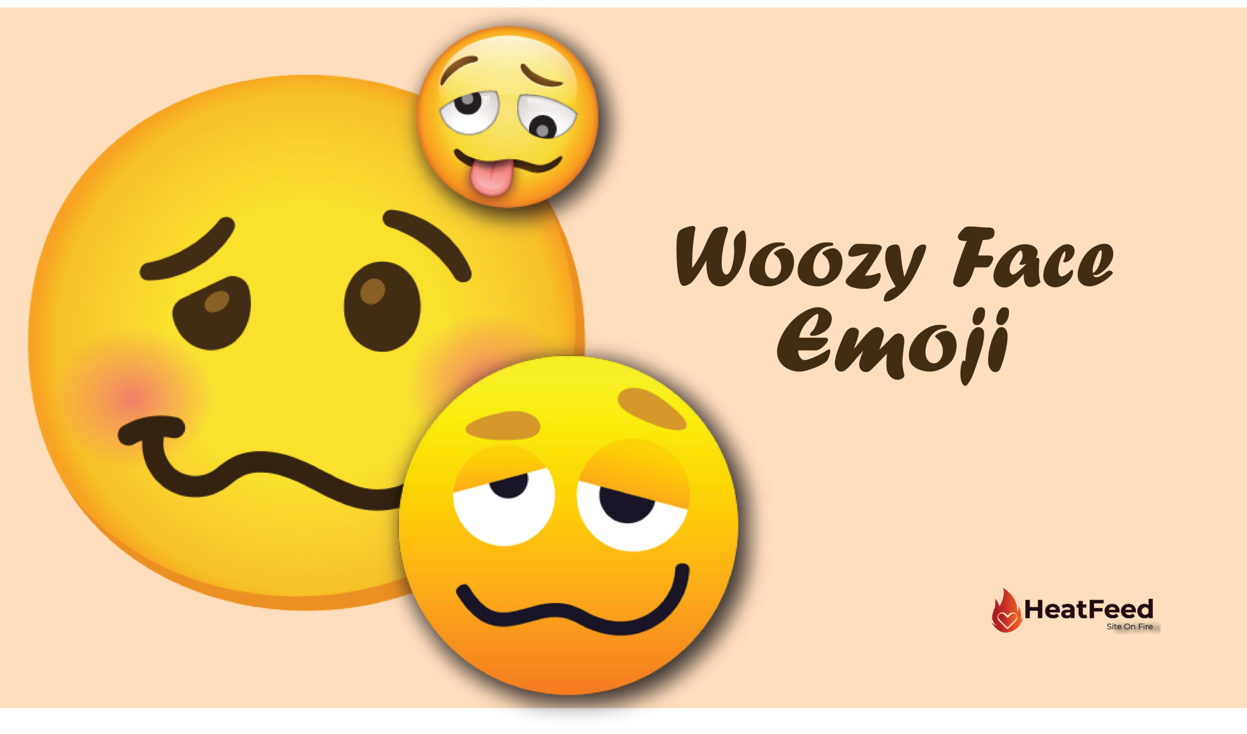 Woozy Face Emoji (U+1F974)