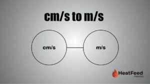 CM/S to M/S