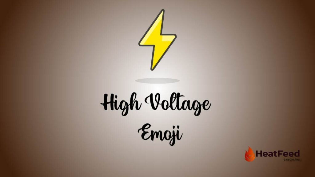 High voltage emoji
