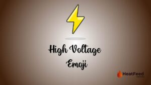High voltage emoji
