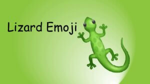 lizard emoji