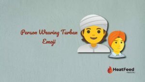 Person wearing turban emoji