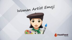 Woman artist emoji