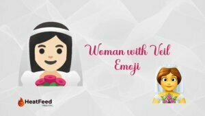 Woman with veil emoji