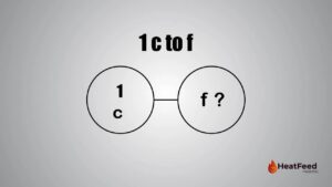 1 c to f
