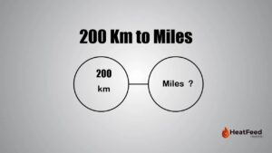 200 Km to Miles 