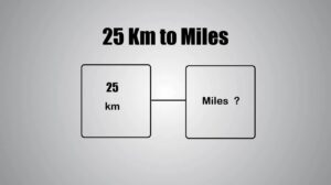 25 Km to Miles