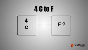 4 c to f