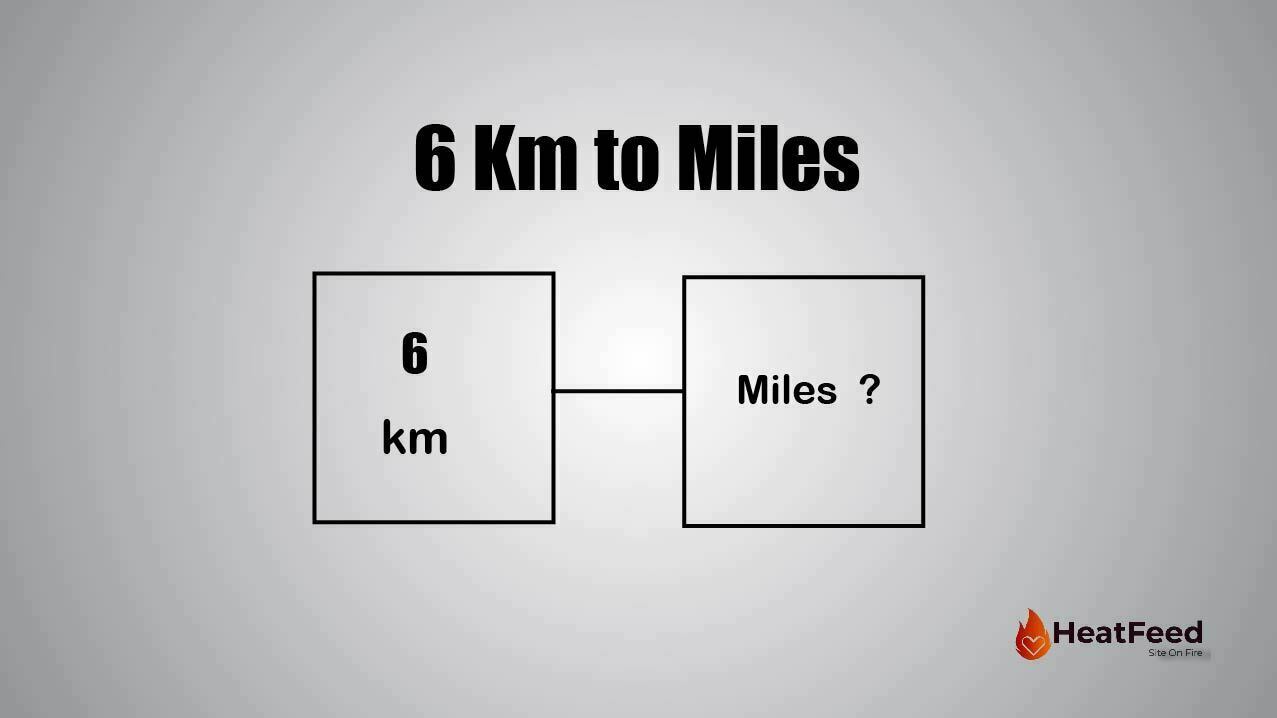 Convert 6 Km to Miles