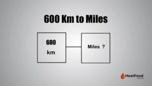 600 km to miles