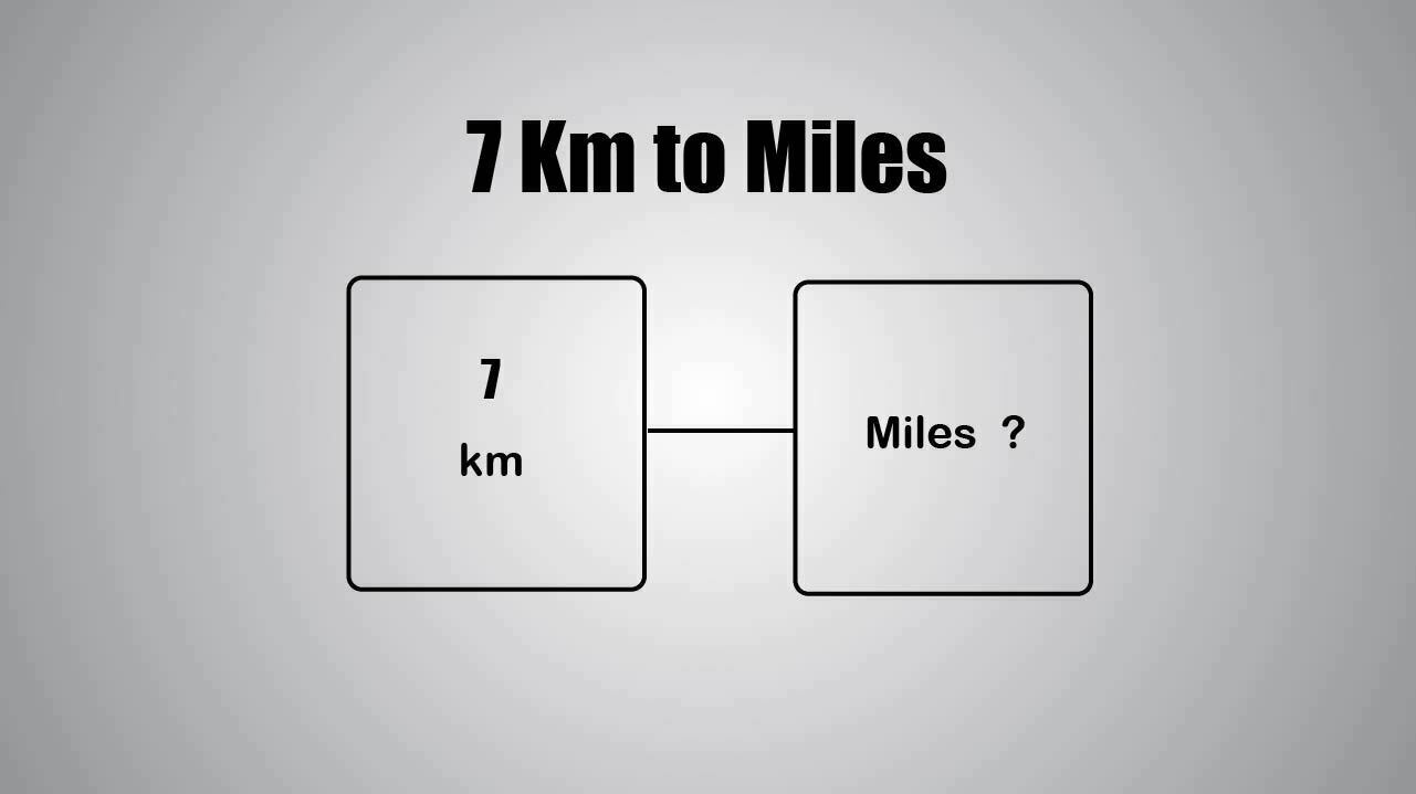 What is 7 kilometers in outlet miles