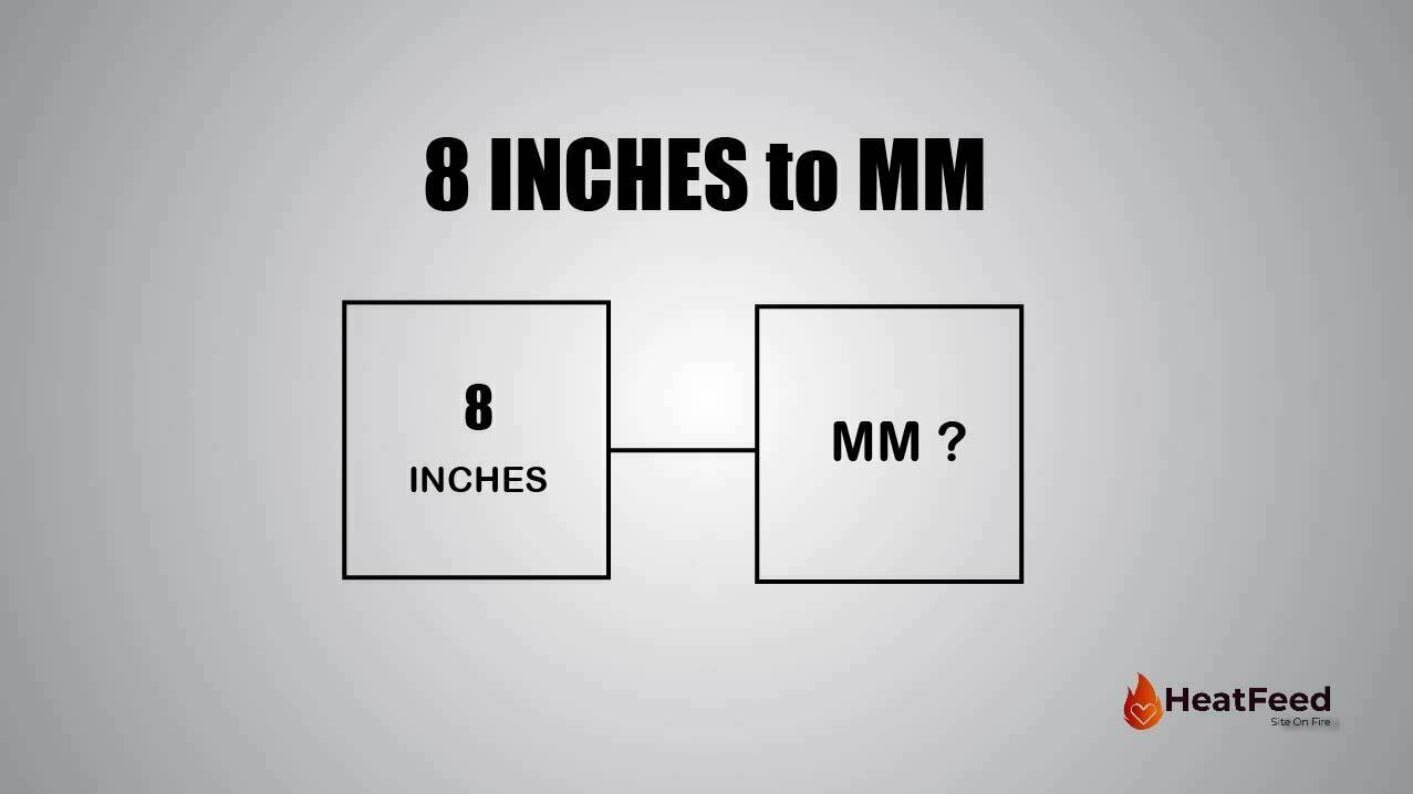 Convert 8 Inches To MM