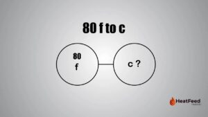 80 f to c