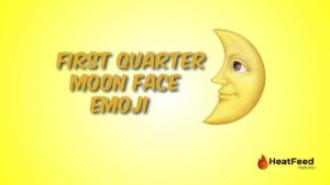 First Quarter Moon Face Emoji
