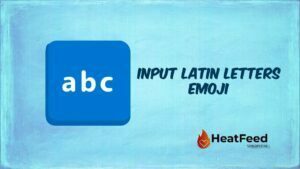 Input Latin Letters Emoji