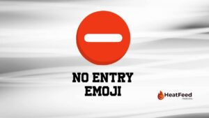 No Entry emoji