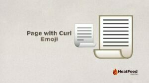 Page with Curl Emoji