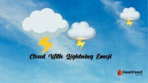 ccloud with lightning emoji