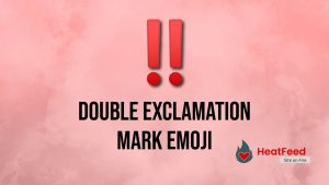 Double Exclamation Mark Emoji
