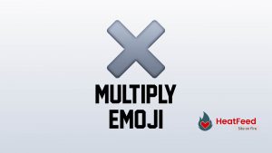 Multiply Sign Emoji