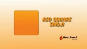 Orange Square Emoji