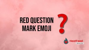 Red Question Mark Emoji