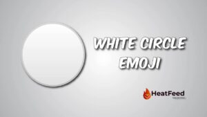 White Circle emoji