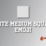 White Medium Square Emoji