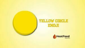 Yellow Circle Emoji