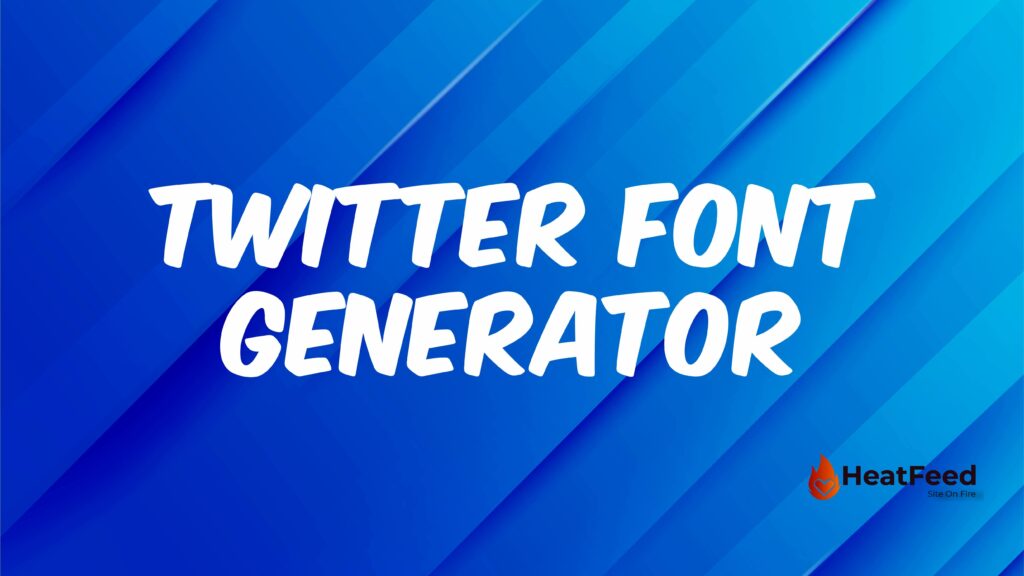 twitter font generator