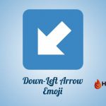 down left arrow