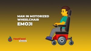 man in motorized wheelchair
