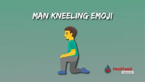 man kneeling
