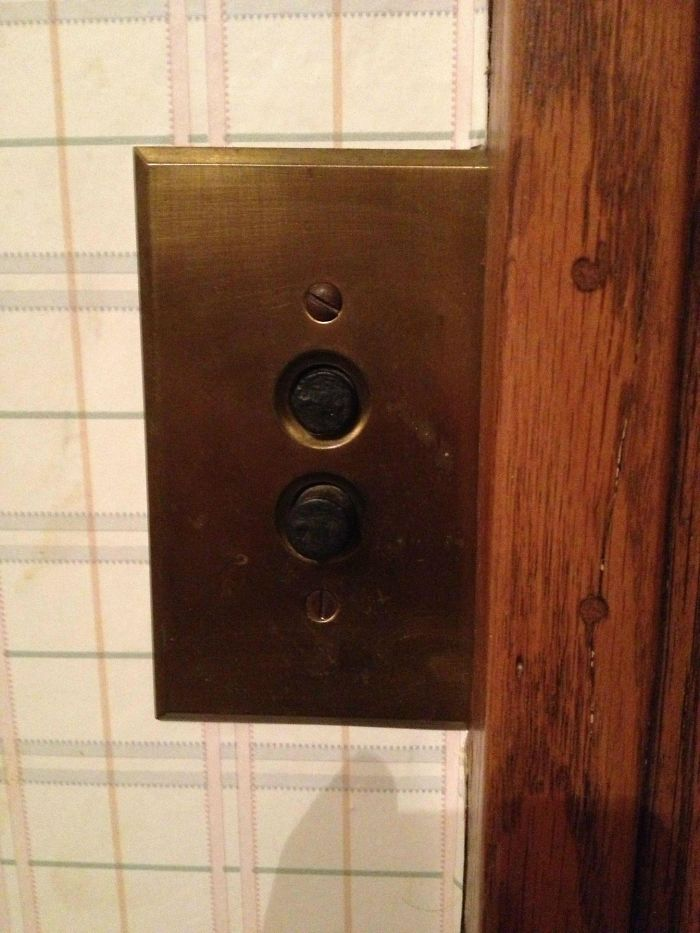 Antique light switches
