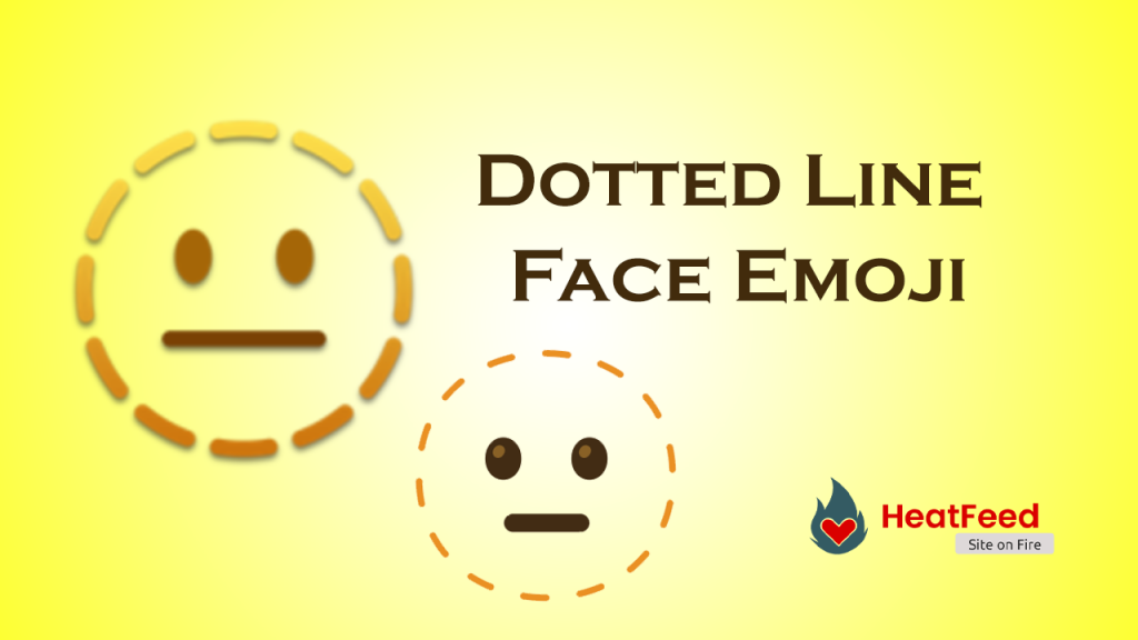 dotted line face emoji