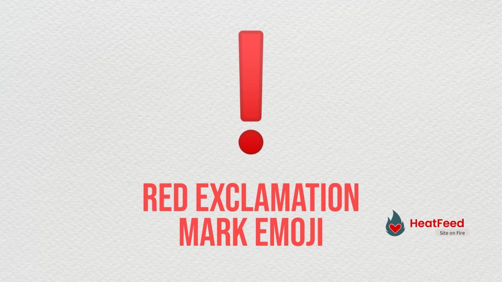 red exclamation emoji