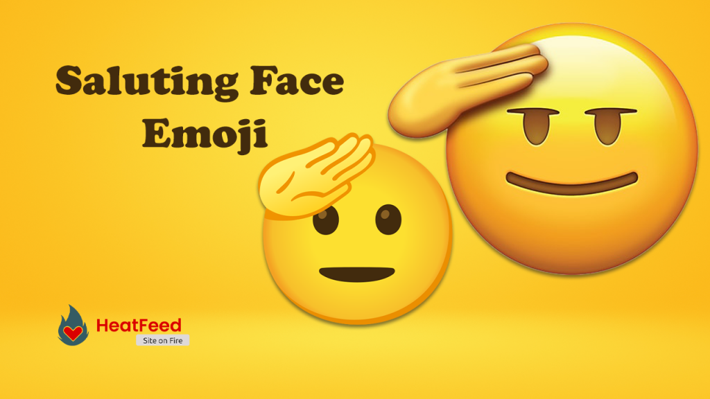 saluting face emoji