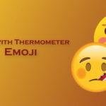 face with a thermometer emoji