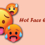 hot face emoji