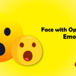 face with open mouth emoji