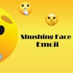 shushing face emoji