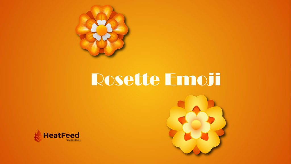 rosette emoji