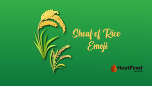 sheaf of rice emoji