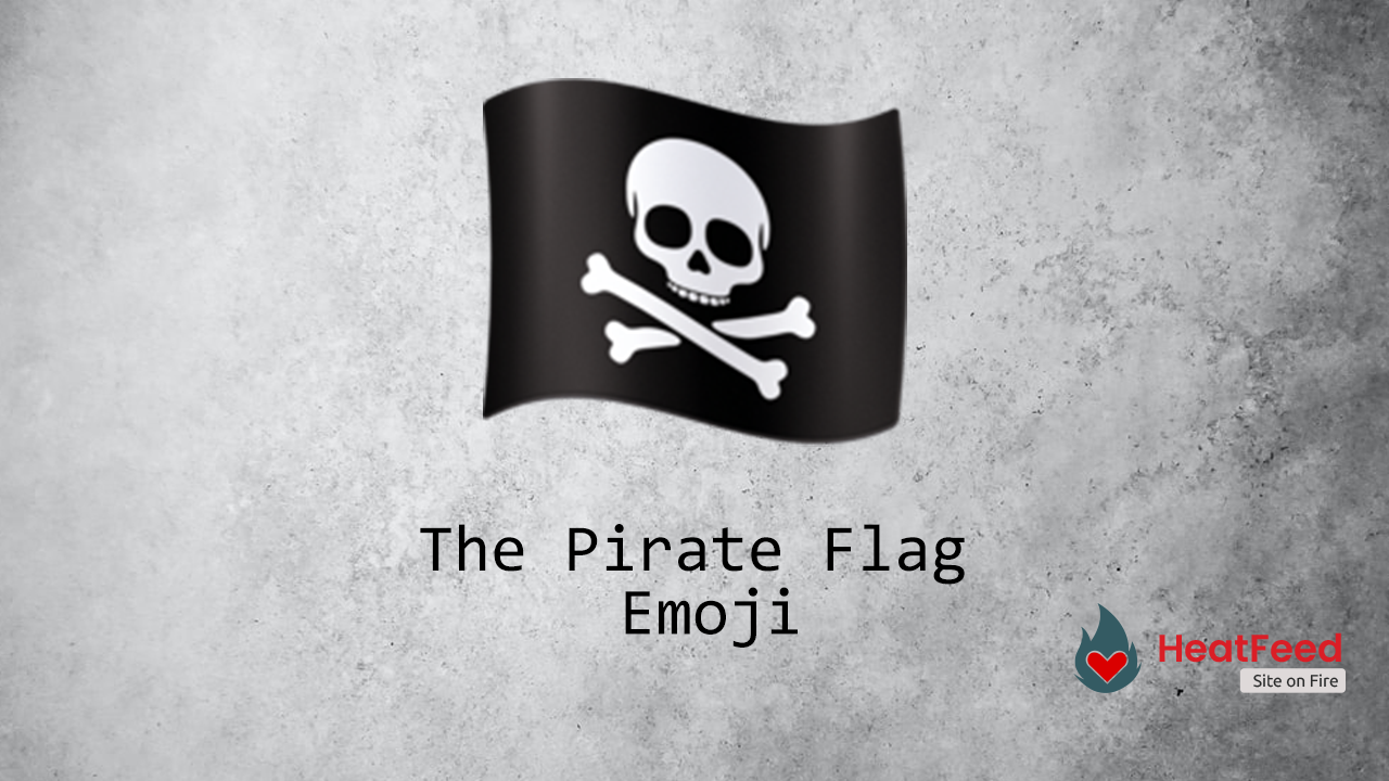 🏴‍☠️ Emoji de bandeira pirata (Yarr!)