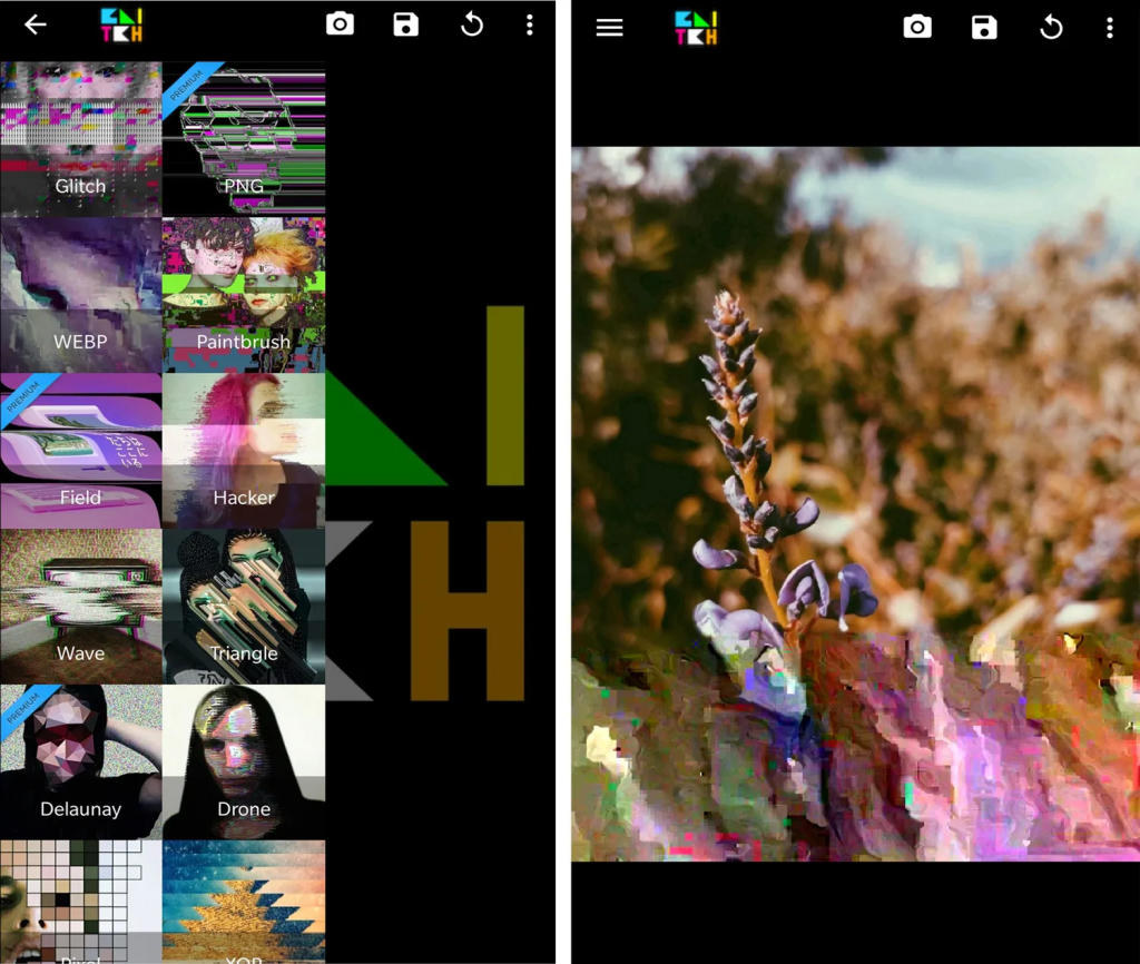 free Glitch Photo editor online