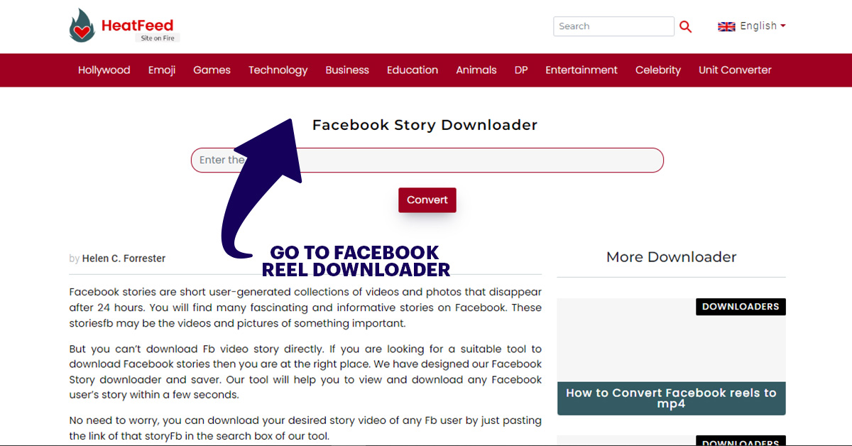 open fb reels downloader