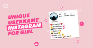 Unique username instagram for girl